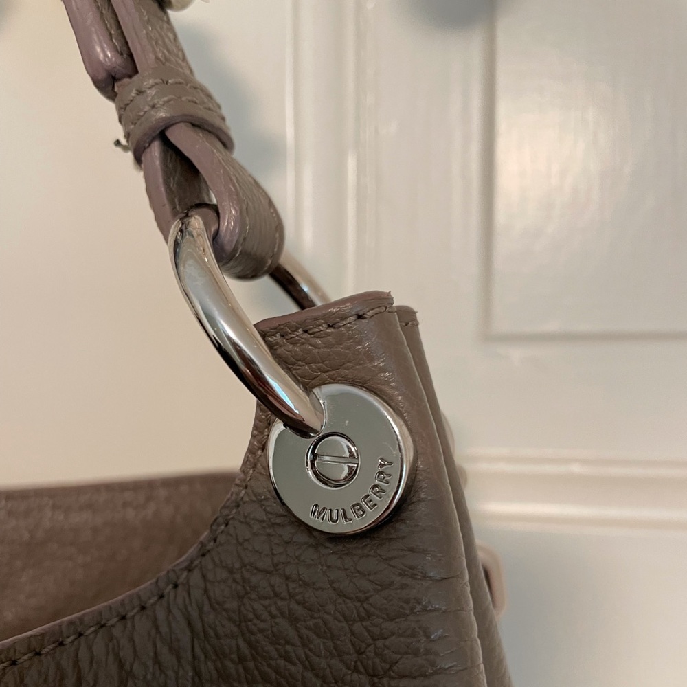 *RARE* MULBERRY Taupe Calfskin Freya Hobo Bag - Picture 4 of 13
